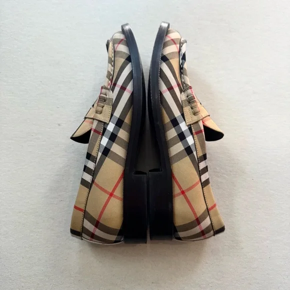 Burberry Plaid Loafers - Picture 4 of 7